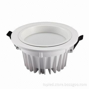 4-inch SMD 10W LED Downlight, 75lm/W Lighting Efficiency